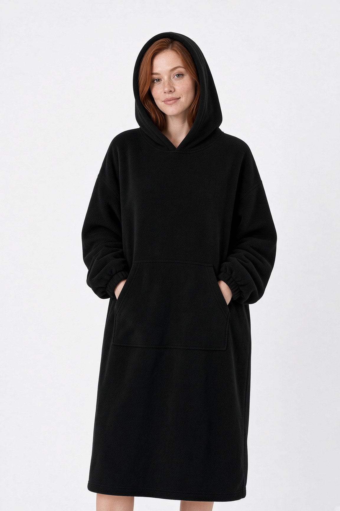 COZEY Huvan Svart extra lång